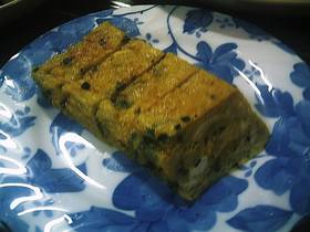 なまらうまい卵焼き～大葉にんにく醤油で♪