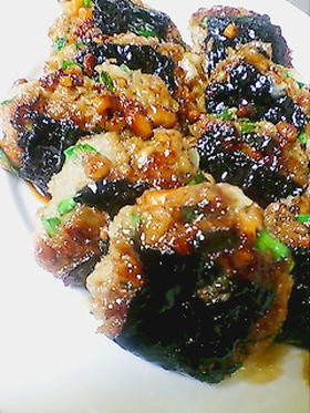 納豆つくね(餃子風味）