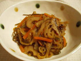 切り干し大根の甘辛煮