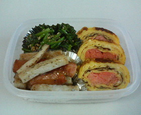お弁当☆明太子の卵焼き
