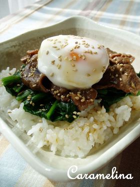 牛肉の甘辛だれDELI丼