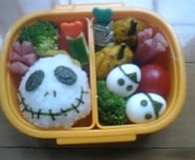 ハロウィン　キャラ弁　弁当