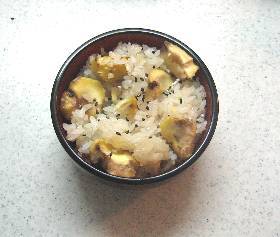 超簡単　栗ごはん