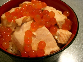 絶品!(。+・`ω・´)☆はらこ飯☆