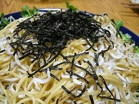 じゃこスパゲッティ(ﾟ))<<