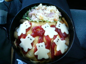 楽チン弁当（熊オムライス編）