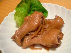 鶏手羽のしょうが煮