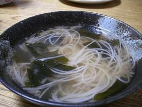 梅ぇ～♪そうめん汁