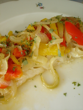 電子レンジで☆ジューシー白身魚