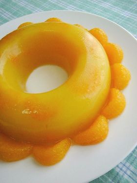 レンジで簡単～♥寒天みかんゼリー♥