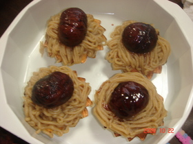 カロリー控えめ♪マロンクリーム
