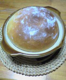 土鍋で石釜パン