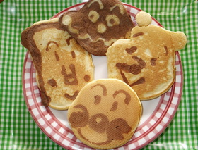 お絵かきホットケーキ