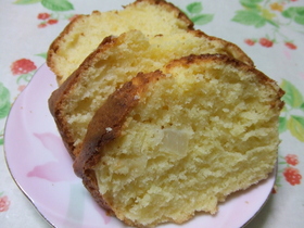 ❤めっちゃしっとりふわふわ❤桃ケーキ