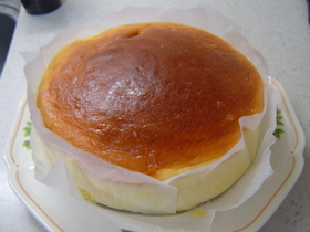 ☆スライスチーズ5枚でスフレチーズケーキ