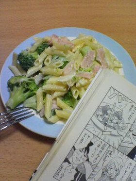 ミレリーゲとブロッコリーのクリームソース