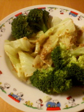キャベツの胡麻和え