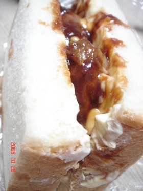 秘密のハンバーグ☆次の日はマヨサンド♪