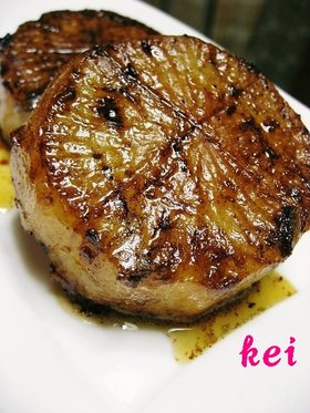 柚子胡椒で♪大根ステーキ