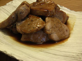 豚ヒレ肉のはちみつバター焼き