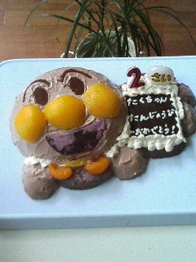 アンパンマンのケーキ