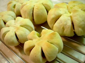 かぼちゃあんパン