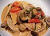 ビールに最高！タイのレッドカレー（辛っ）