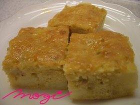 リンゴとバナナの　一口ケーキ