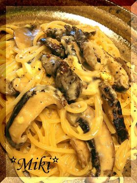 美味し~いクリームパスタ。