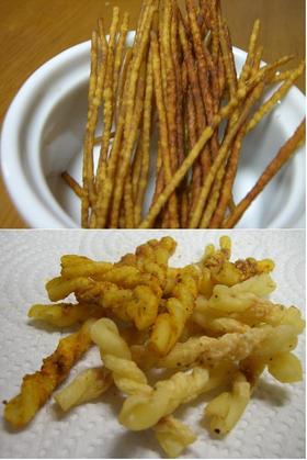レンジでノンフライ！マカロニスナック☆