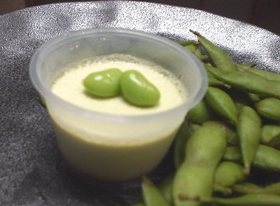 枝豆プリン。
