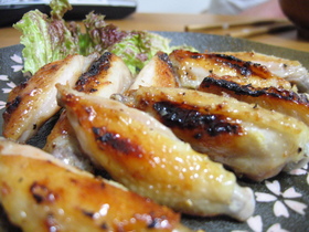 にんにくのいい香り☆手羽中グリル焼き