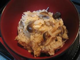 秋味！きのこの炊き込みごはん