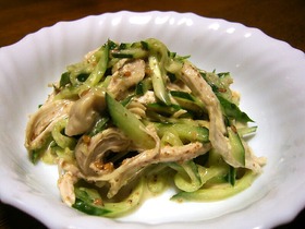 鶏ときゅうりのサラダ