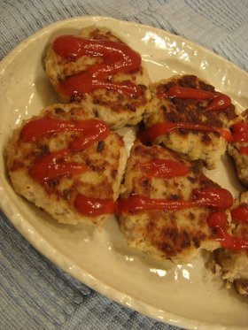 いわしと豆腐のふんわりハンバーグ