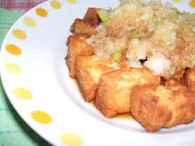 厚揚げのから揚げおろし