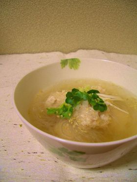 ナンプラー入り鶏だんごスープ