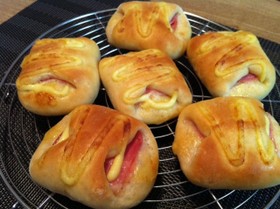 レンジで発酵☆手作りパン