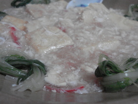 かにあん豆腐★かに缶で～