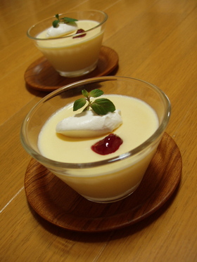 簡単＊とろとろ♪チーズプリン