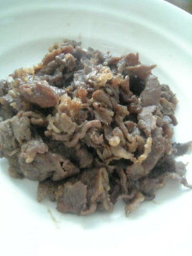 牛肉の当座煮