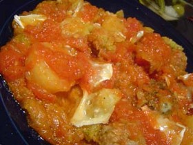 満腹salsa de tomate