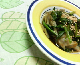 お弁当にも♪牛蒡とほうれん草の☆煮たの♪