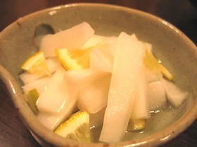さっぱりパリッ☆レモン大根
