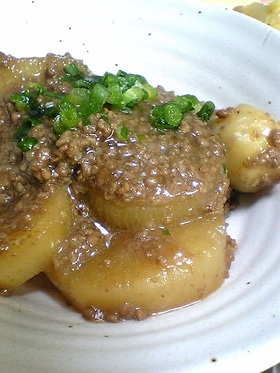大根と里芋のとろーり肉あんかけ