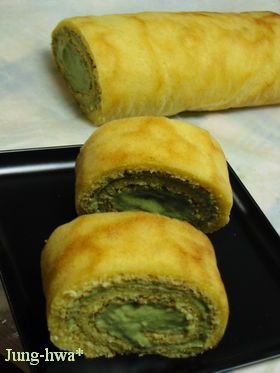 おからロールケーキ。