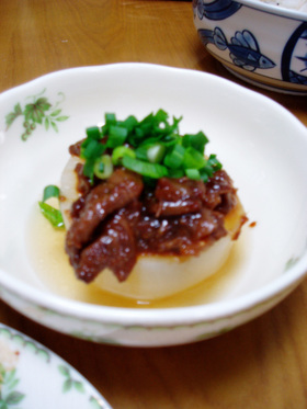 めちゃめちゃうまい！肉味噌の風呂吹き大根
