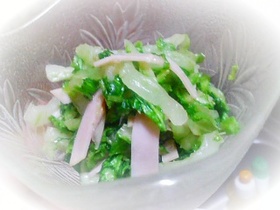 白菜&ハムのサラダ♪おつまみ・付け合わせ