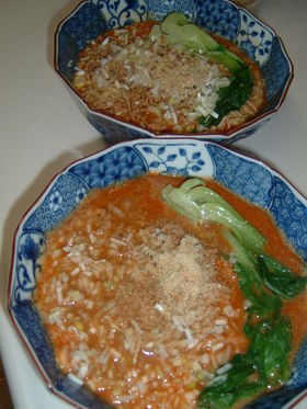 完成！！本格坦々麺！！