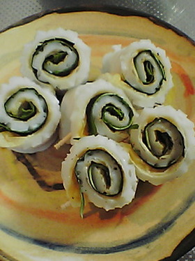 お弁当の隙間に！ちくわ海苔巻き
